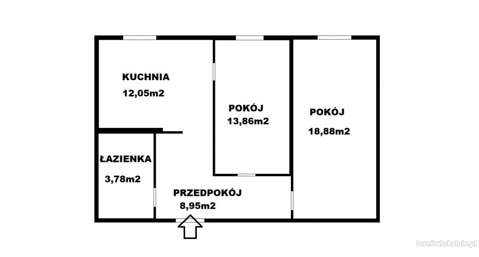 Mieszkanie 3p. 60m2